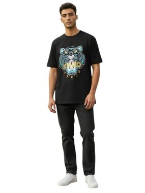 Kenzo Black Crewneck Tee size L